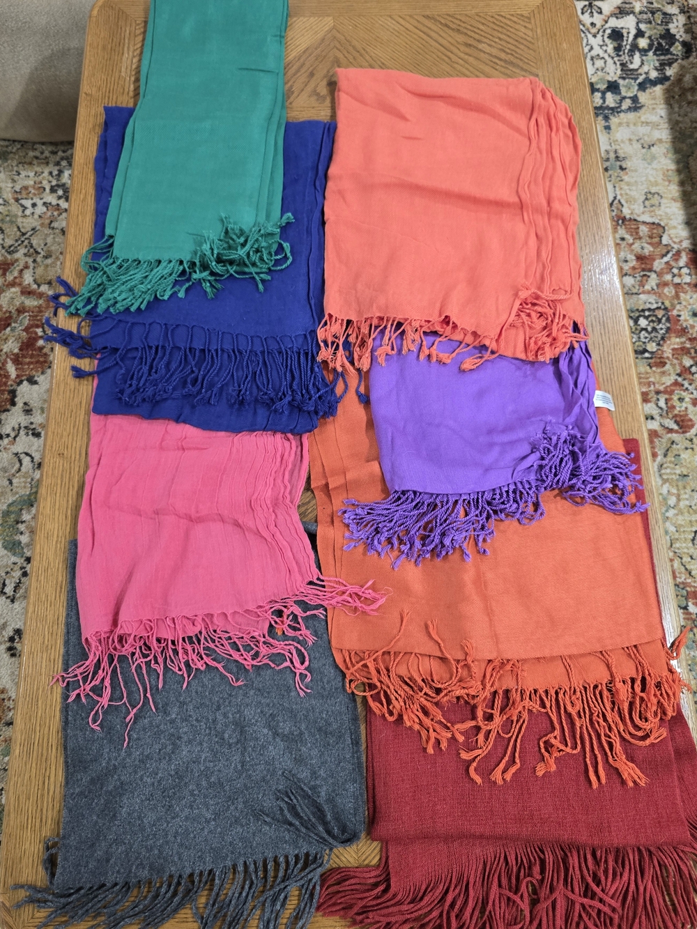 Set Of 8 Womens Scarves